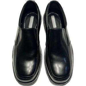 Nunn Bush Men's Black Slide On Dress Shoes Size 9